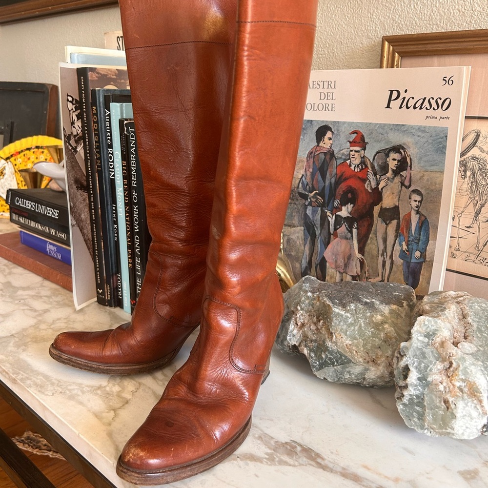 MIU MIU Classic Women's Knee-High Leather Boots